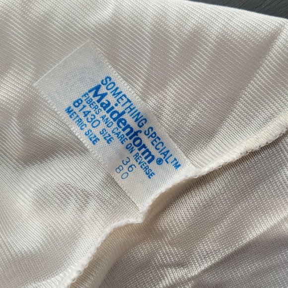 Vintage Maidenform Something Special White Cami Sleep top -  ILGWU - Picture 4 of 7